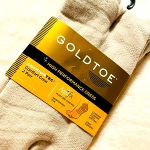 Men’s Gold Toe Socks, 2 Pair, Brand New!